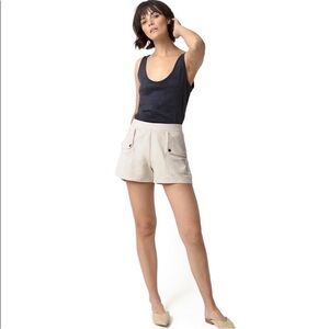 Astars Carolina Vegan Suede Tank Navy Womens Size M